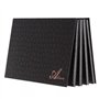 Allwon 4 - layer Book Magnetic Palette large empty Vanity Palette Storage Box for Eye Shadow Lip blush Powder (Black)