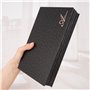 Allwon 4 - layer Book Magnetic Palette large empty Vanity Palette Storage Box for Eye Shadow Lip blush Powder (Black)