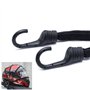 Annhao 2 Pièces Filet à Bagages Araignée Elastique (40 X 40cm) + Ceinture de Bagage (60cm), Casque de Moto à Net, pour Vélo et T