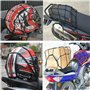 Annhao 2 Pièces Filet à Bagages Araignée Elastique (40 X 40cm) + Ceinture de Bagage (60cm), Casque de Moto à Net, pour Vélo et T
