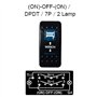 E Support™ Interrupteur à Bascule Commutateur 7 Broches Momentané Lampe Lumière LED Bleu 12V pour Voiture Bateau Winch in Out