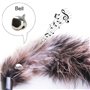 MAIYADUO Jouet pour Chat interactif Teaser Baguette avec 5 recharges Bell en Plumes et Animal l'exe