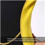 Combinaison de Plongée Enfant Unisexe en Néoprène 2.5MM Anti Froid pour Natation Plongée Sports Nautiques Noir et Jaune Age Adap