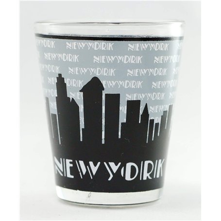 World By Shotglass New York Gris Skies Verre à Liqueur CTM