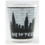 World By Shotglass New York Gris Skies Verre à Liqueur CTM