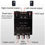 WANGCL Carte d'amplificateur Bluetooth HiFi stéréo 2.0 TPA3116D2-2 x 100 W - Module d'amplificateur Audio - Contrôle des Basses 