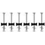 WANGCL Lot de 6 vis de trampoline en acier galvanisé pour la plupart des types de trampolines - Robustes et durables - 7