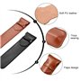 CODIRATO 2Pcs Porte-Stylo en Cuir PU Étui Stylo Cuir Portatif Pochette Classique pour Stylo-Plume, Stylo à Bille, Stylus(Marron 