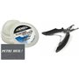 Nettoyer la ligne de mouche + ciseaux de pêche et autocollant Petri Heil!