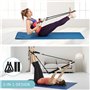 ROELLY Ensemble de 7 Pièces de Elastique Musculation,6 Niveaux de Elastique Sport, Comprenant des Boucles de Porte,des Poignées,