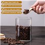 Amzeeniu Bocaux en Verre Lot de 12,430ml/750ml Bocal en Verre avec Couvercle,Pot Epices verre Rangement Cuisine Bocaux à Épices,