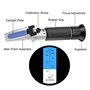 HHTEC distillat réfractomètre Alcool 0-80% v/v réfractomètre à Main Compteur d'alcool pour spiritueux Boissons distillées et éth