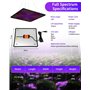 Lampe LED Horticole Croissance Floraison 225 LEDs Grow Light Panneau LED Culture Indoor Spectre Complet Lampe Croissance Plante 