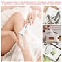 Cexovo Rasoir Electrique Femme 5 en 1 Tondeuse Femme Intime Rechargeable Rasoir Electrique avec Station de USB Rechargeable Tond