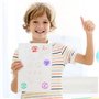 6PCS Tampons Bois En Caoutchouc pour Enseignants Tampons Récompense Motivation Phrase Appréciations Encouragement Cadeau pour Fê