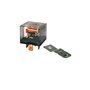 Yida Car Horn Klaxon de Voiture électrique 135DB Avertisseur sonore de Voiture Red Horn Super Fort Aigus Bass Metal Double Horn 