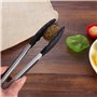 Pince de Cuisine, GWCLEO 2 Pièces Professionnelle Pinces à Grills en Acier Inoxydable et Silicone, Pinces de Cuisson pour Barbec
