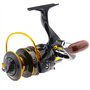 YINETTECH Moulinet de pêche en Eau salée Gauche ou Droite avec poignée Pliable Interchangeable 5.2:1 Rapport d'engrenage 13BB po