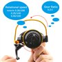 YINETTECH Moulinet de pêche en Eau salée Gauche ou Droite avec poignée Pliable Interchangeable 5.2:1 Rapport d'engrenage 13BB po