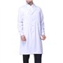 Sasairy Unisexe Blouse de Chimie Blanche