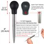 KAYCROWN Poire à jus en Acier Inoxydable et Caoutchouc de qualité Alimentaire avec injecteur de Marinade et Brosse pour Nettoyag