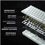 HKKB GK61 Mechanical Gaming Keyboard 60 Percent | 61 RGB Rainbow LED Backlit Programmable Keys | USB Wired | for Mac and Windows