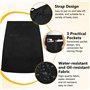 GZCZCC 3 PCS Serveuse Courts Tablier Tablier de Cuisine avec Poche Tablier de Cuisine Chef Tablier Chef Cuisine Homme Femme Tabl