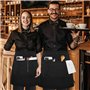 GZCZCC 3 PCS Serveuse Courts Tablier Tablier de Cuisine avec Poche Tablier de Cuisine Chef Tablier Chef Cuisine Homme Femme Tabl