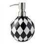 Distributeur de Savon pour Salle de Bain, Distributeur de Savon pour Les Mains - Bouteille de Savon en Damier créatif,Distribute