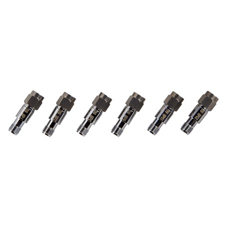 Nooelec SMA Atténuator Kit - Ensemble d’Atténuateurs en Ligne SMA 50 Ohm 6pc 2W. Atténuation Très Linéaire de 1 dB à 42 dB par I