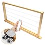 Jubaopen Outil de Sertissage en Acier Inoxydable Ruche Outil Fil Serré Sertisseur Apiculture Abeille Cadre Tendeur Pince à Serti