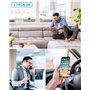 AINPOW Câble iPhone 2M Lot de 3[Certifié MFi], Chargeur Câble Lightning USB,Nylon Tressé Fil Câble USB Cordon Charge Rapide pour