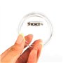 Lot de 30 badges transparents de 6 cm pour loisirs créatifs et activités artistiques sur papier et vêtements pour enfants