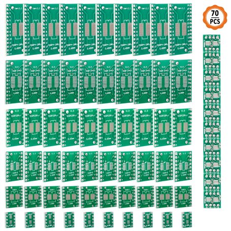 Jubaopen 70PCS Carte de circuit imprimé PCB Prototype Prototype de Carte à Double Faces Carte de Prototype Universelle Panneau d