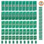 Jubaopen 70PCS Carte de circuit imprimé PCB Prototype Prototype de Carte à Double Faces Carte de Prototype Universelle Panneau d