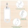 Yangfei 100pcs Clef Porte Étiquettes, Étiquettes Clé à Bagages en Plastique Étiquette Porte Nom avec Fenêtre Porte Étiquettes av