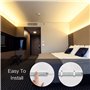 Yangfei 200pcs Clip De Bandes Lumineuses, Support De Fixation De Bande Lumière Clips De Fixation Ruban Led En Silicone Attache R