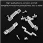 Yangfei 200pcs Clip De Bandes Lumineuses, Support De Fixation De Bande Lumière Clips De Fixation Ruban Led En Silicone Attache R