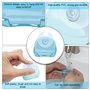 Huayue 6pcs Porte Rasoir Plastique, Support à Ventouse pour Rasoirs Support De Rasoir De Salle De Bain Support Rasoir Mural Auto