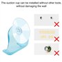 Huayue 6pcs Porte Rasoir Plastique, Support à Ventouse pour Rasoirs Support De Rasoir De Salle De Bain Support Rasoir Mural Auto
