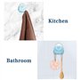 Huayue 6pcs Porte Rasoir Plastique, Support à Ventouse pour Rasoirs Support De Rasoir De Salle De Bain Support Rasoir Mural Auto