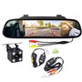 VIGORFLYRUN PARTS LTD 4.3" Rétroviseur Moniteur pour Voiture + 4LED Caméra de Recul Vision Nocturne émetteur sans Fil
