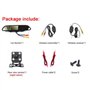 VIGORFLYRUN PARTS LTD 4.3" Rétroviseur Moniteur pour Voiture + 4LED Caméra de Recul Vision Nocturne émetteur sans Fil