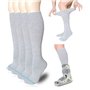 VEIGIKE Lot de 4 paires de chaussettes de rechange pour bottes de marche orthopédiques - Chaussettes tubulaires sous Air Cam Wal