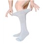 VEIGIKE Lot de 4 paires de chaussettes de rechange pour bottes de marche orthopédiques - Chaussettes tubulaires sous Air Cam Wal