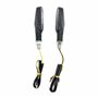 SFONIA 4pcs Indicateurs de Moto 12 LED Flèche Clignotants Lumières 12V Imperméable Universel pour Moto Scooter Quad Cruiser Off 
