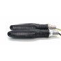 SFONIA 4pcs Indicateurs de Moto 12 LED Flèche Clignotants Lumières 12V Imperméable Universel pour Moto Scooter Quad Cruiser Off 