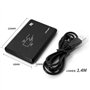 Amao Lecteur de Carte RFID IC sans Contact 14443A avec Interface USB + 5 clés T5577/EM4305 13,56 MHz