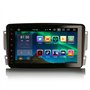 8-Core 8 Pouces Android 14 Autoradio pour Mercedes Benz Classe C/CLK/G W203 W209 W463 Viano Vito Support GPS Navigator sans Fil