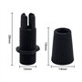 SRunDe 20pcs M10 Pendentif Anti-traction Connecteurs En Plastique Noir Cordon Grip Câble De Verrouillage Fil Pinces Réglables Pl
